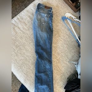 Women’s big star “Liv” boot cut jeans size 25L
